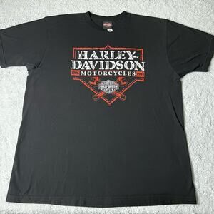 Harley Davidson motorcycle t-shirt Groves Winchester VA XL Live Ride